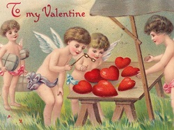 Old Vintage Valentine Card