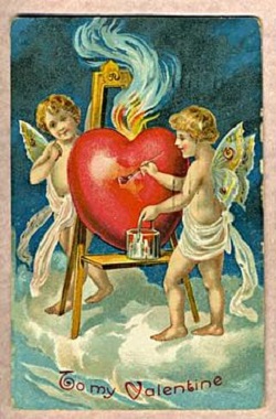 Old Vintage Valentine Card